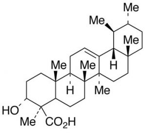 &beta;-Boswellic Acid (CAS 631-69-6) - chemical structure image