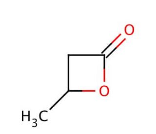 &beta;-Butyrolactone (CAS 3068-88-0) - chemical structure image