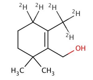 &beta;-Cyclogeraniol-d5 (CAS 78995-99-0) - chemical structure image