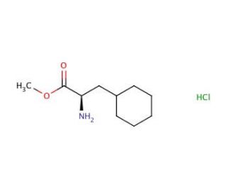 beta-Cyclohexyl-D-alanine methyl ester hydrochloride (CAS 144644-00-8) - chemical structure image