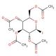 β-D-Glucopyranosyl fluoride tetraacetate (CAS 2823-46-3) - chemical structure image