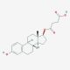 β-Estradiol 17-hemisuccinate (CAS 7698-93-3) - chemical structure image