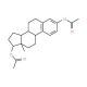 β-Estradiol 3,17-diacetate (CAS 3434-88-6) - chemical structure image