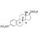 β-Estradiol 3,17-disulfate dipotassium salt (CAS 17046-60-5) - chemical structure image