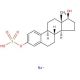 β-Estradiol 3-sulfate sodium salt (CAS 4999-79-5) - chemical structure image