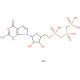 β,γ-Methyleneguanosine 5′-triphosphate sodium salt (CAS 10470-57-2) - chemical structure image