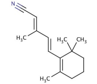 &beta;-Ionylideneacetonitrile - chemical structure image