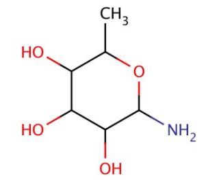 &beta;-L-Fucopyranosylamine (CAS 103419-79-0) - chemical structure image
