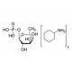 β-L-Fucose 1-phosphate bis(cyclohexylammonium) salt (CAS 40591-57-9) - chemical structure image