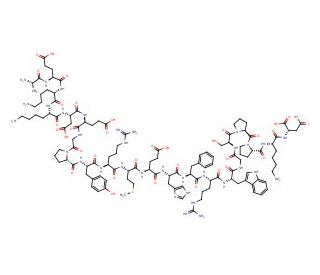 &beta;-Melanocyte stimulating hormone, human (CAS 17908-57-5) - chemical structure image