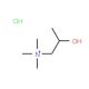beta-Methylcholine Chloride (CAS 2382-43-6) - chemical structure image