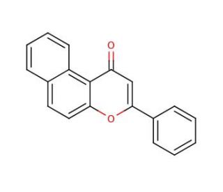 &beta;-Naphthoflavone (CAS 6051-87-2) - chemical structure image