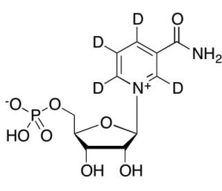 &beta;-Nicotinamide-d4 Mononucleotide (d3-major) (CAS 1094-61-7) - chemical structure image