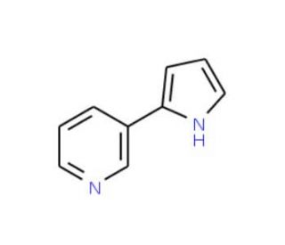 &beta;-Nornicotyrine (CAS 494-98-4) - chemical structure image