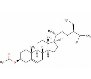 beta-Sitosterol acetate (CAS 915-05-9) - chemical structure image