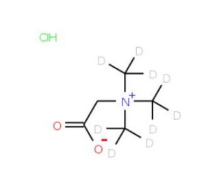 Betaine-trimethyl-d9 hydrochloride (CAS 285979-85-3) - chemical structure image