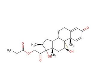 Betamethasone 21-Propionate (CAS 75883-07-7) - chemical structure image