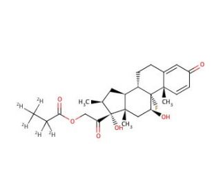 Betamethasone 21-Propionate-d5 - chemical structure image