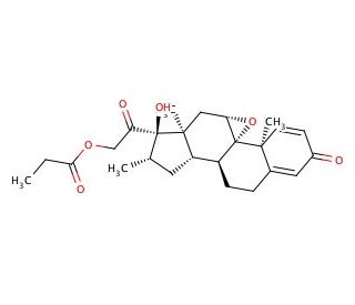 Betamethasone 9,11-Epoxide 21-Propionate - chemical structure image