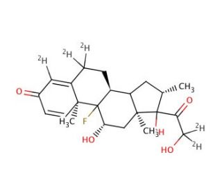 Betamethasone-d5 (CAS 378-44-9 (unlabeled)) - chemical structure image