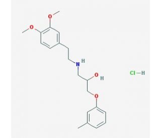 Bevantolol HCl (CAS 42864-78-8) - chemical structure image