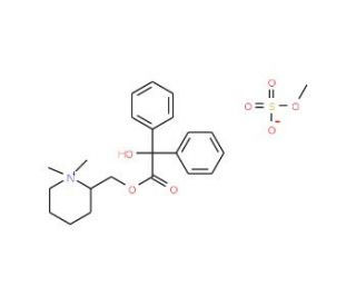 Bevonium methylsulphate (CAS 5205-82-3) - chemical structure image