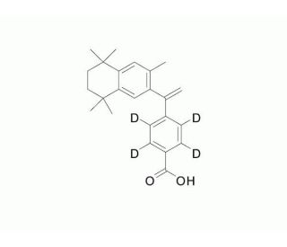 Bexarotene d4 (CAS 153559-49-0 (unlabeled)) - chemical structure image
