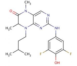 BI-D1870 (CAS 501437-28-1) - chemical structure image