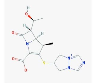 Biapenem (CAS 120410-24-4) - chemical structure image