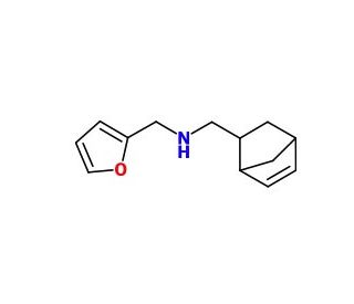 Bicyclo[2.2.1]hept-5-en-2-ylmethyl-furan-2-ylmethyl-amine (CAS 1005263-31-9) - chemical structure image