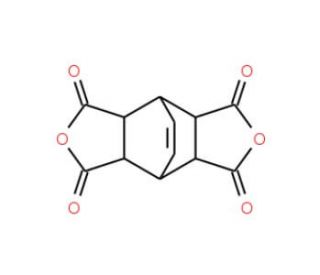 Bicyclo[2.2.2]oct-7-ene-2,3,5,6-tetracarboxylic dianhydride (CAS 1719-83-1) - chemical structure image