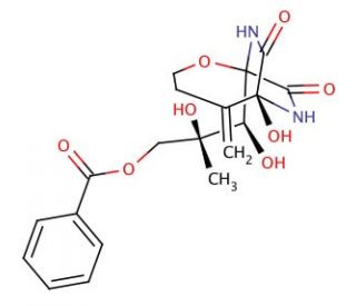Bicyclomycin benzoate (CAS 37134-40-0) - chemical structure image