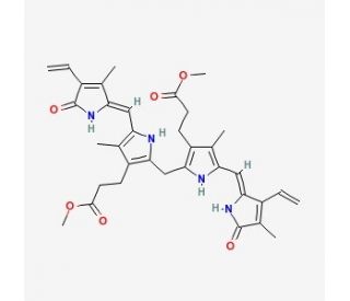 Bilirubin dimethyl ester (CAS 19792-68-8) - chemical structure image
