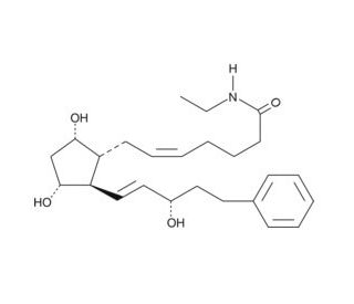 Bimatoprost (CAS 155206-00-1) - chemical structure image