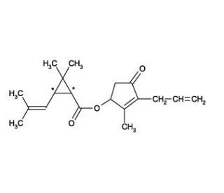 Bioallethrin (CAS 22431-63-6) - chemical structure image