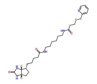 Biotin HPDP (CAS 129179-83-5) - chemical structure image