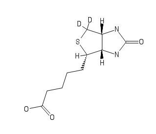 Biotin-ring-6,6-d2 (CAS 1217481-41-8) - chemical structure image