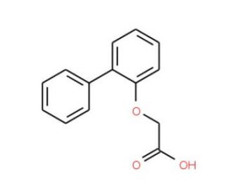 (Biphenyl-2-yloxy)-acetic acid (CAS 5348-75-4) - chemical structure image