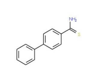 Biphenyl-4-carbothioic acid amide (CAS 13363-50-3) - chemical structure image