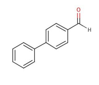 Biphenyl-4-carboxaldehyde (CAS 3218-36-8) - chemical structure image