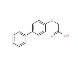 (Biphenyl-4-yloxy)-acetic acid (CAS 13333-86-3) - chemical structure image