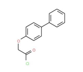 (biphenyl-4-yloxy)acetyl chloride - chemical structure image