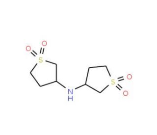 Bis-(1,1-dioxo-tetrahydro-1lambda*6*-thiophen-3-yl)-amine - chemical structure image