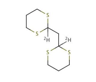 Bis(1,3-dithian-2-yl)methane-d2 (CAS 105479-87-6) - chemical structure image