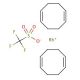 Bis(1,5-cyclooctadiene)rhodium(I) trifluoromethanesulfonate (CAS 99326-34-8) - chemical structure image