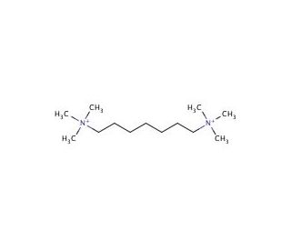 Bis-1,7-(trimethylammonium)hepyl Dibromide (CAS 56971-24-5) - chemical structure image