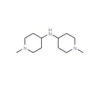 Bis(1-methylpiperidin-4-yl)amine (CAS 117927-28-3) - chemical structure image