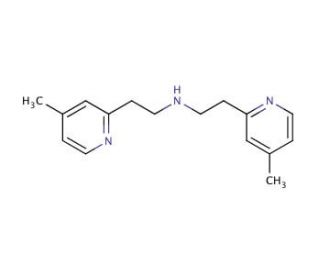 Bis(2-(4-methyl-pyridin-2-yl)-ethyl)-amine - chemical structure image