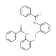 Bis(2-benzamidophenyl) disulfide (CAS 135-57-9) - chemical structure image