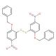 Bis(2-benzyloxy-3-nitrophenyl)disulfide (CAS 37398-25-7) - chemical structure image